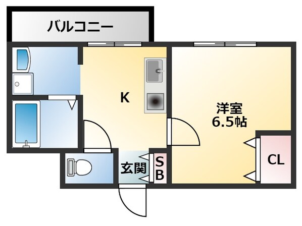 GROOVE平野の物件間取画像